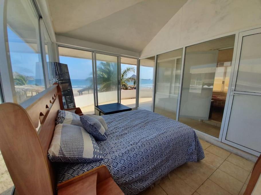 Апартаменты Casa A Pie De Playa Isla De La Piedra Масатлан Экстерьер фото