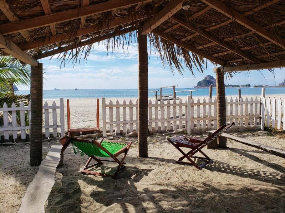 Апартаменты Casa A Pie De Playa Isla De La Piedra Масатлан Экстерьер фото